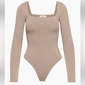 Ariztia Babaton Contour bodysuit in size small color white blanc